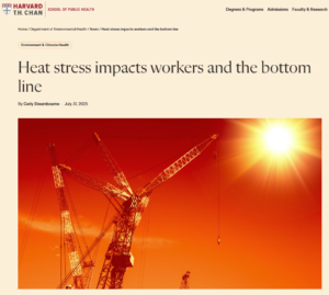 Screenshot of article from Harvard article.